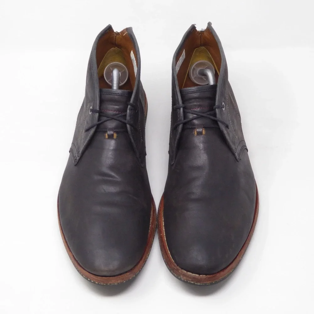 Timberland Wodehouse Mens Chukka Boots Black Leather Lace Up 11